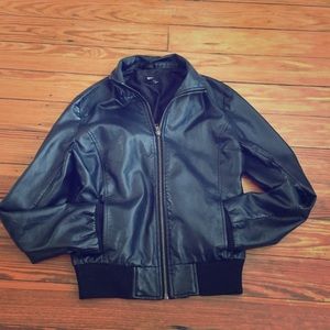 Faux leather jacket 🧥